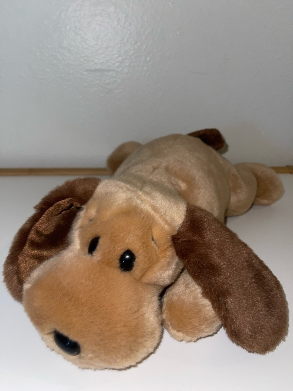 Ty Plush Brown and Dark Brown Puppy Dog Toy